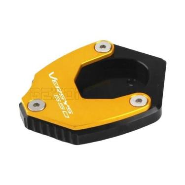 Imagem de Suporte Lateral CNC Versys 650 Com Extensão De Base Em ABS Para Motoci