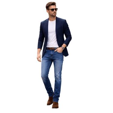 Imagem de Calça Masculina Casual Slim Premium Max Denim 12011 Jeans-Masculino