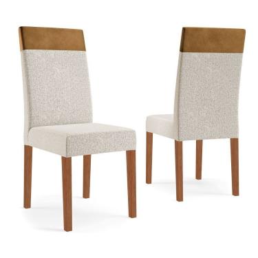 Imagem de Conjunto 2 Cadeiras Estofadas Paris Madetal