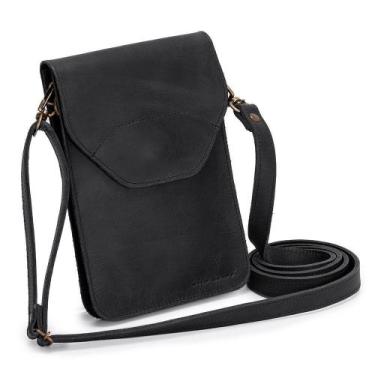 Imagem de Bolsa Carteira Couro Bovino Documento/celular Crossbody - Ello Griff, 