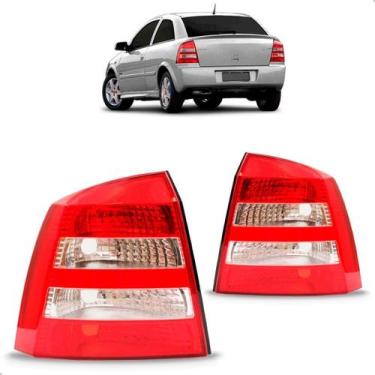Imagem de Par Lanterna Astra Hatch 2003 A 2011 Bicolor Sem Neblina - SP ACESSÓRI