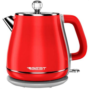 Imagem de Chaleira Jarra Elétrica Colorida Colors 1.8 L Best Moderna Vermelho 220V