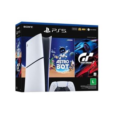 Imagem de Console PS5 Slim Digital 825GB SSD + Astro Bot + Gran Turismo 7 Sony