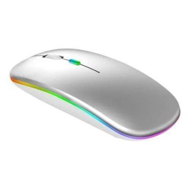 Imagem de Mouse Bluetooth Recarregável Para iPad 8 Ger 10,2" - Prata - BD Net Co