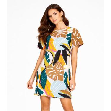 Imagem de Vestido Curto Com Pence Infinita Cor Rosa, GG, Rosa