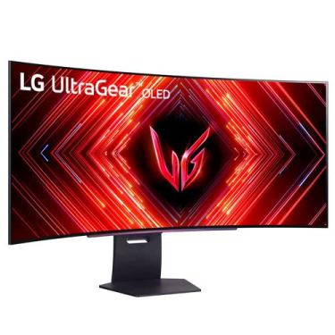 Imagem de Monitor Gamer UltraGear Oled LG 45 240Hz Tela Curva DQHD - 45GS95QE-B.