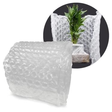 Imagem de Plástico Bolha Cheio Pronto para Uso Rolo 10 metros x 32cm Colmeia Destacável Ultra Resistente