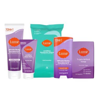 Imagem de Pacote inicial de desodorante Lume Whole Body Smooth Solid Stick