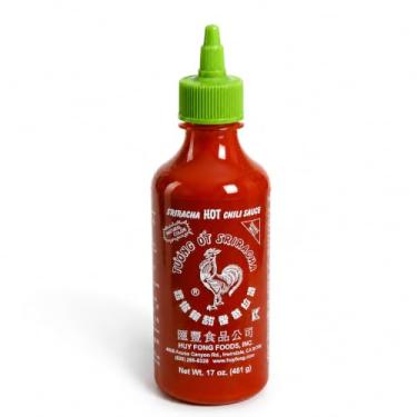 Imagem de Molho de Pimenta Sriracha Hot Chilli 481g 17 Oz Huy Fong USA