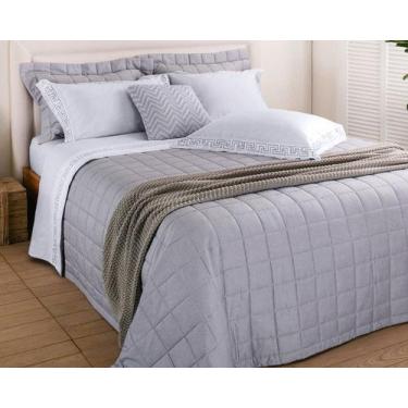 Jogo de Cama Casal Cetim 300 Fios Buddemeyer Damask Stripes 100