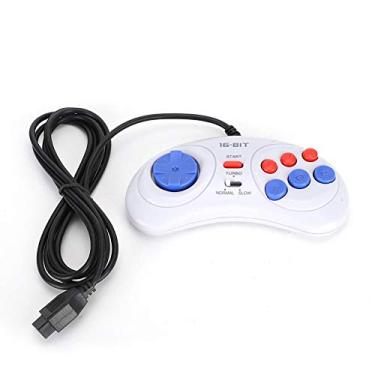 Imagem de Mini Handheld Game Console, Ergonomic Gaming Controller Gamepad White for , With Turbo Function, Comfortable Hand Feeling