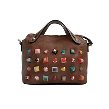 Imagem de Bolsa Feminina Mão e Transversal Casual Media Golden Fenix Cor:Caqui Bege Escuro;Genero:Feminino;Tamanho:M