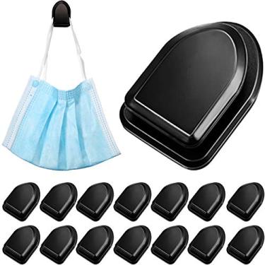 Imagem de Ganchos autocolantes pretos para carro, 15 peças, ganchos adesivos multifuncionais, ganchos de armazenamento de carro para chaveiro, cabo USB, suporte de cabo de fone de ouvido, decoração de veículos