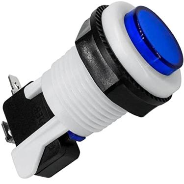 Imagem de Chaves Botão Push Button Pbs-29 Arcade Jukebox Fliperama Escolha A Cor COR:AZUL