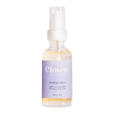 Imagem de Clover Makeup Melt Milky Cleansing Oil | Gentle Makeup Removal, Skin-Friendly Formula and Residue-Free Rinse | Cruelty-Free & Vegan Cleansing Oil