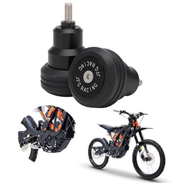 Imagem de JFG RACING Sur Ron Sliders de quadro, barra de impacto de motocicleta CNC para Surron Light Bee X/S/LBX Talaria Sting R MX4 MX3 Talaria XXX X3 Segway X260 X160 Bicicleta Elétrica Dirt Bike EBike Preta