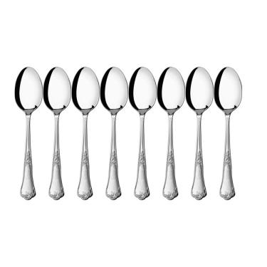 Imagem de Kit 8 Colheres de Mesa Hercules Classic Aço Inox 493-001P