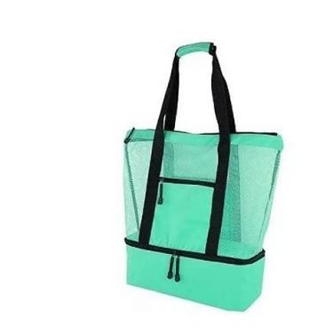 Imagem de Bolsa Térmica C/Compartimento Para Praia Piscina Campo (VERDE CLARO)