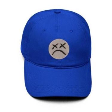 Imagem de Boné Aba Curva Regulável Strapback Emoji Triste-Masculino