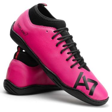 Imagem de Chuteira De Futsal Quadra Salão Original Adulto Infantil A7 (Rosa, BR, Adulto, Numérico, 36)