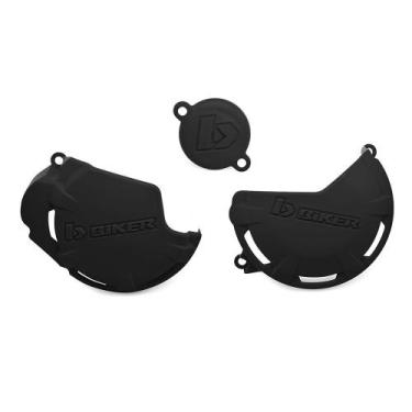 Imagem de Protetor De Tampas Do Motor Honda Crf 250F - Preto - Biker