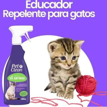 Imagem de Adestramento Educador Gato Xixi Stop Xô Gatinho Lugar Errado Repelente