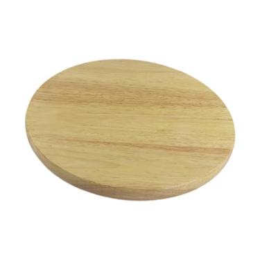 Imagem de DimyFew Banqueta de Madeira para Substituição de Assento, Superfície Elegante E Fácil de Instalar para Bancos Redondos, Bancos Dobráveis, Restaurantes, 29,5 cm B