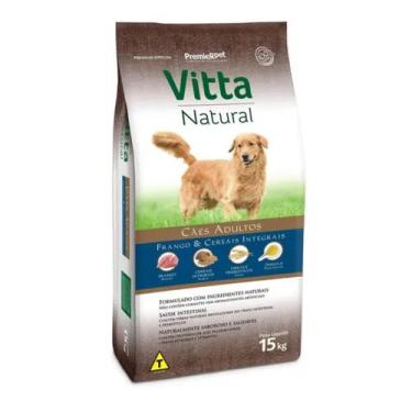 Imagem de Ração Vitta Natural Cães Adultos Frango 15kg