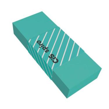 Imagem de Borracha Spiro-Cores-Cis, Verde