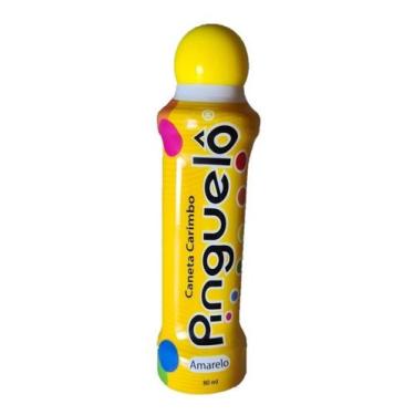 Imagem de Caneta Bolinha Pinguelô 80ml Uma Unidade - Cor Amarela