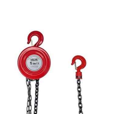 Imagem de Talha Manual 1 Tonelada De Corrente Com 3 Metros Velve Tm1T3