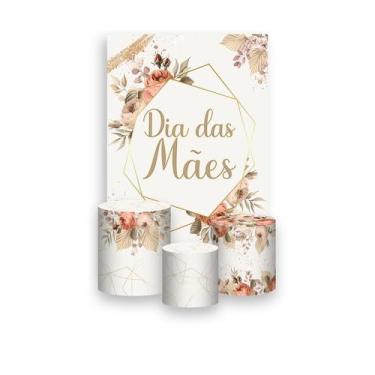 Imagem de Painel De Festa Vertical 1,50 x 2,20 + Trio De Capas Cilindro -  Dia d
