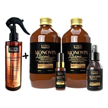 Imagem de Kit Monovin Crescimento Capilar Antiqueda + Leave-in Termico - Lizieri