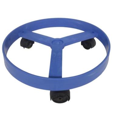 Imagem de 2 Suporte Botijão Gás 30kl ou Vaso com Rodizio Reforçado - Britos Repr