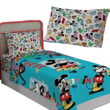 Imagem de JOGO DE CAMA  SOLTEIRO 2 PEÇAS LEPPER Modelo:Mickey 2