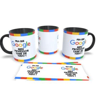 Imagem de Canecas Preta Personalizadas dia dos Professores - Estampa Sublimada, 