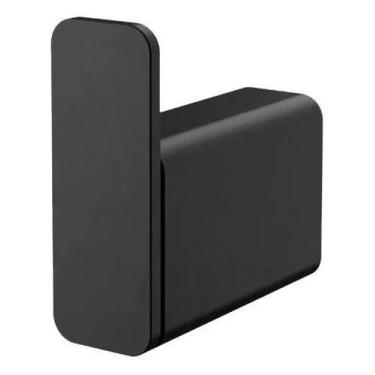 Imagem de Cabide Para Banheiro Preto Fosco Docol Flat 009609ce Onix