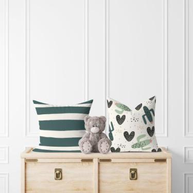 Imagem de kit 2 almofadas com enchimento Infantil Cacto - Core Decore