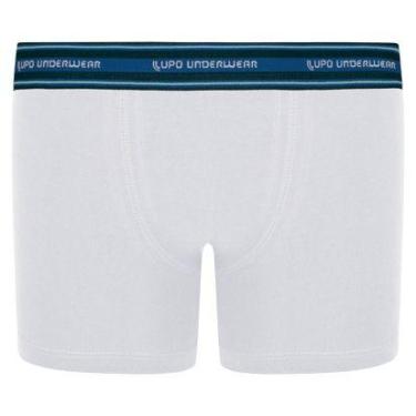 Imagem de Kit 2 Cuecas boxer Infantil Algodão com Elastano Lupo 141-088., G, Bra