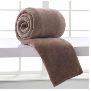 Imagem de Cobertor Manta Fleece Infantil Gigante Lisa Super Macia 1,50 X 1,00 An