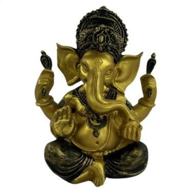 Imagem de Estátua Ganesha 15cm  - Senhor da Net