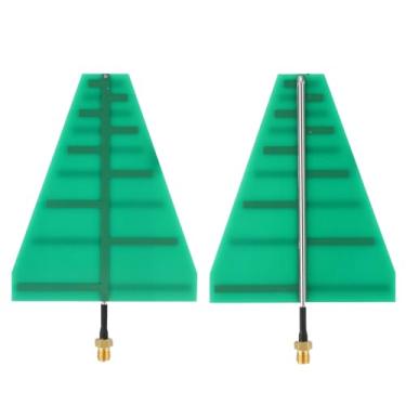Imagem de Antena UWB 1,35-9,5GHz, antena de período logarítmico de banda ultralarga, ganho de 5-6dB, capacidade de potência de 15W, polarização linear direcional, tamanho pequeno, acabamento fino, para várias