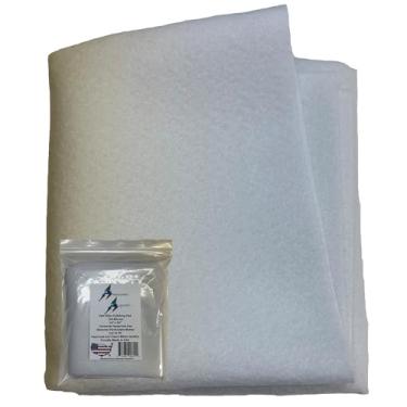 Imagem de Awesome Aquatic Almofada de filtro de feltro de polimento 100 mícrons a granel 61 cm x 91 cm Ultimate Aquarium Meio de filtragem mecânica pré-filtro água doce ou salgada melhora a qualidade da água