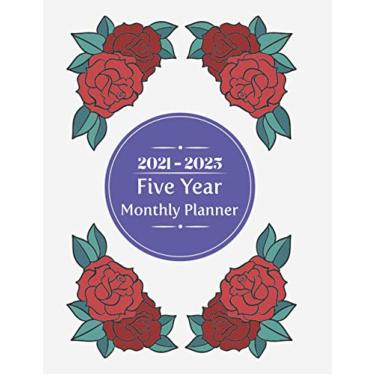Imagem de 2021-2025 Five Year Monthly Planer: 5 year weekly and Monthly Goal Planner Organizer with Holidays Inspirational Gift for Women, Teacher and New Year