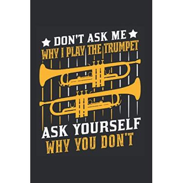 Imagem de Trumpet Notebook: Trumpet Player Gift / 6x9 inches / 120 dotted Sites