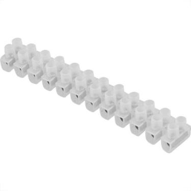 Imagem de Conector Barra Brasfort 12 Polos 25Mm - 8460 - Kit C/10 Pecas - BRASFO