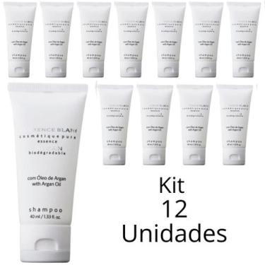 Imagem de Kit Shampoo Realgems Linha Florence Blanc Argan Em Bisnaga De 40ml Par