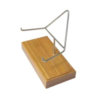 Imagem de WeiLaiKeQi Exibição de braço de metal Stand rack decoração de decoração multiuso mineral mineral esfera mineral stand para home de mesa de ágata, Style B