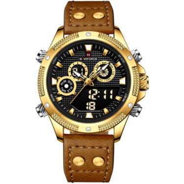 Imagem de Relógio Digital Masculino Esportivo Luminoso Impermeável Dual Display 