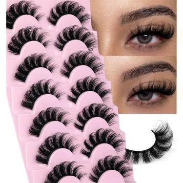 Imagem de Cílios Postiços EYDEVRO Mink - 7 Pares - Look Natural e Fluído